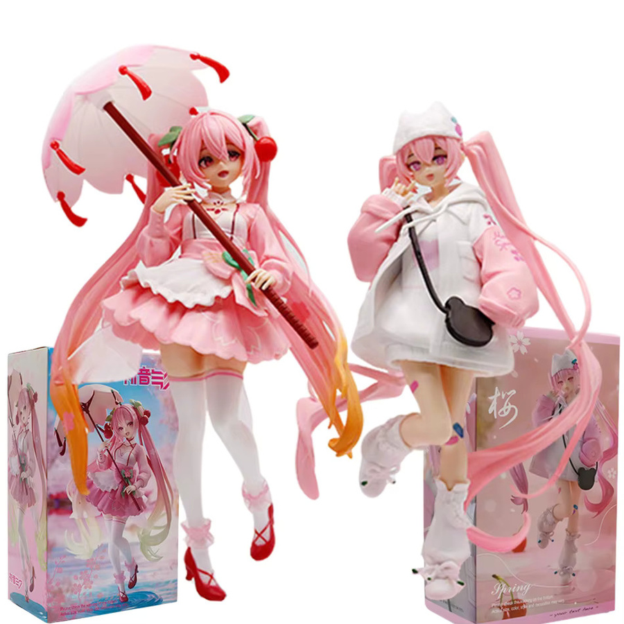 Bandai Hatsune Miku Sakura Ver. Anime-Figur, 19-23cm, Einzelfigur - Bild 1