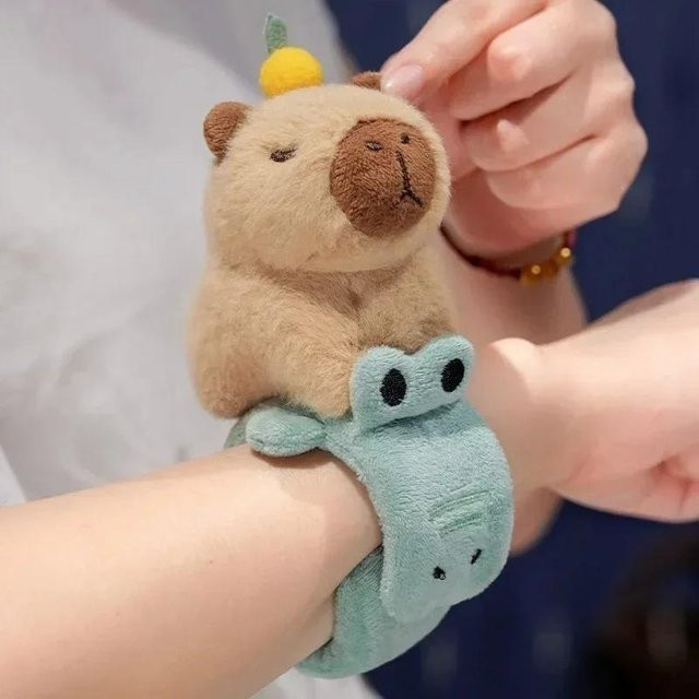 Yiran toy Capybara Plüschtier Anhänger, Braun - Bild 1