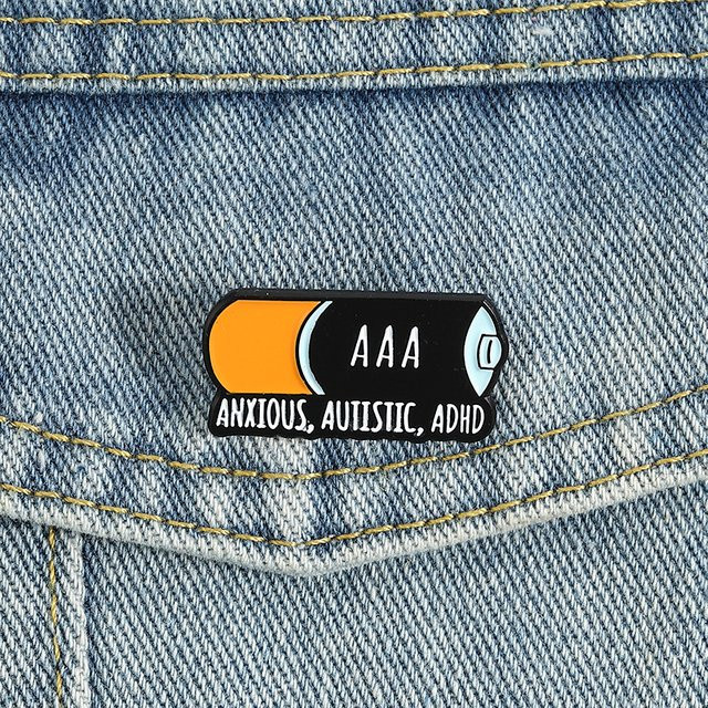 Miss Zoe Emaille-Pin, Bunt, Unisex - Bild 1