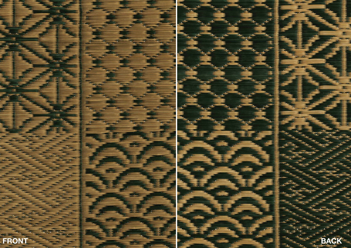 Jannelli & Volpi Wallpaper Hiroma 6300 mit abstraktem orientalischem Design in Schwarz, Grün und Gold - Bild 1