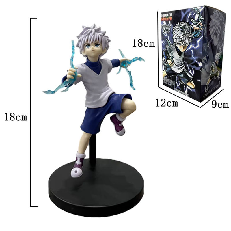 Bandai Hunter x Hunter Anime Figur Gon Freecss Alluka Zoldyck Chrollo Lucilfer Kurapika Modell aus Kunststoff mehrfarbig Höhe: 15-23 cm - Bild 2