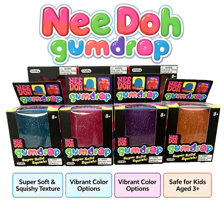 Schylling Nee Doh Mini Candy, Plastik-Quetschspielzeug, multicolour - Bild 5