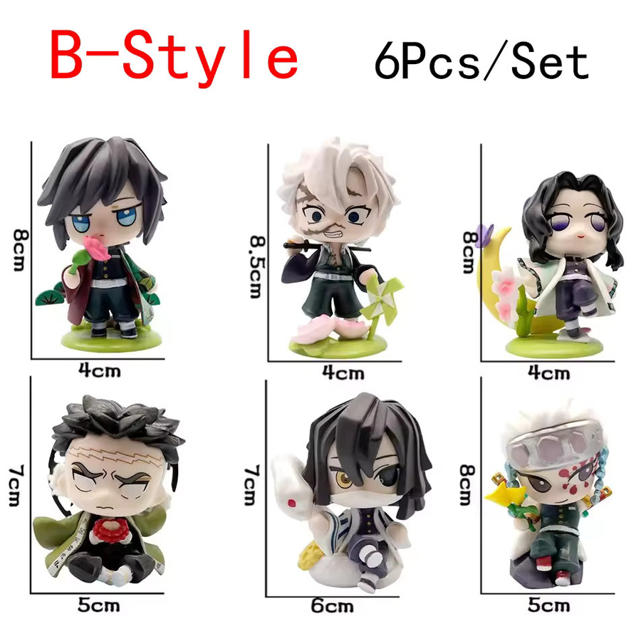 Bandai Demon Slayer, Kleine Figuren, 6-teiliges Set - Bild 2