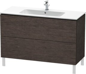 Duravit Waschtischunterschrank L-Cube in Weiß mit 2 Auszügen, B/T/H: 122 x 48,1 x 70,4 cm - Bild 1