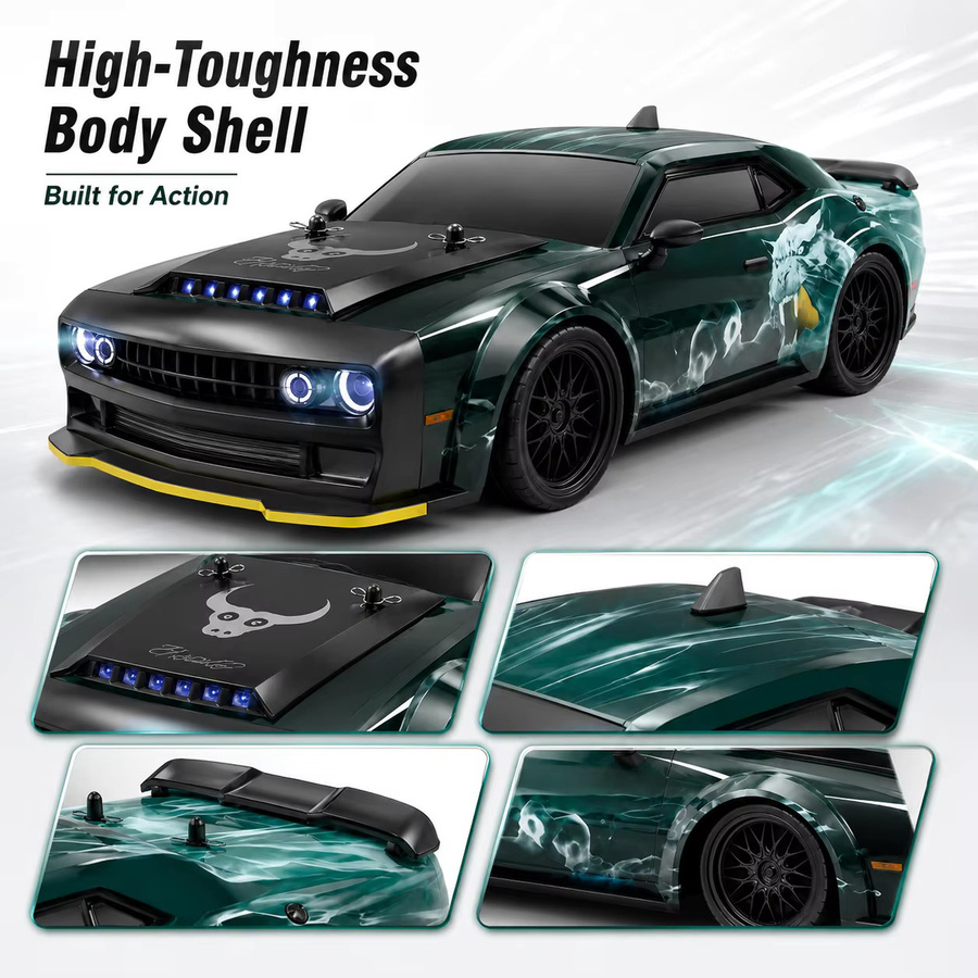 ZNLYRION Hochgeschwindigkeits-Drift-Rennwagen, 1:16 Maßstab, ferngesteuert - Bild 6