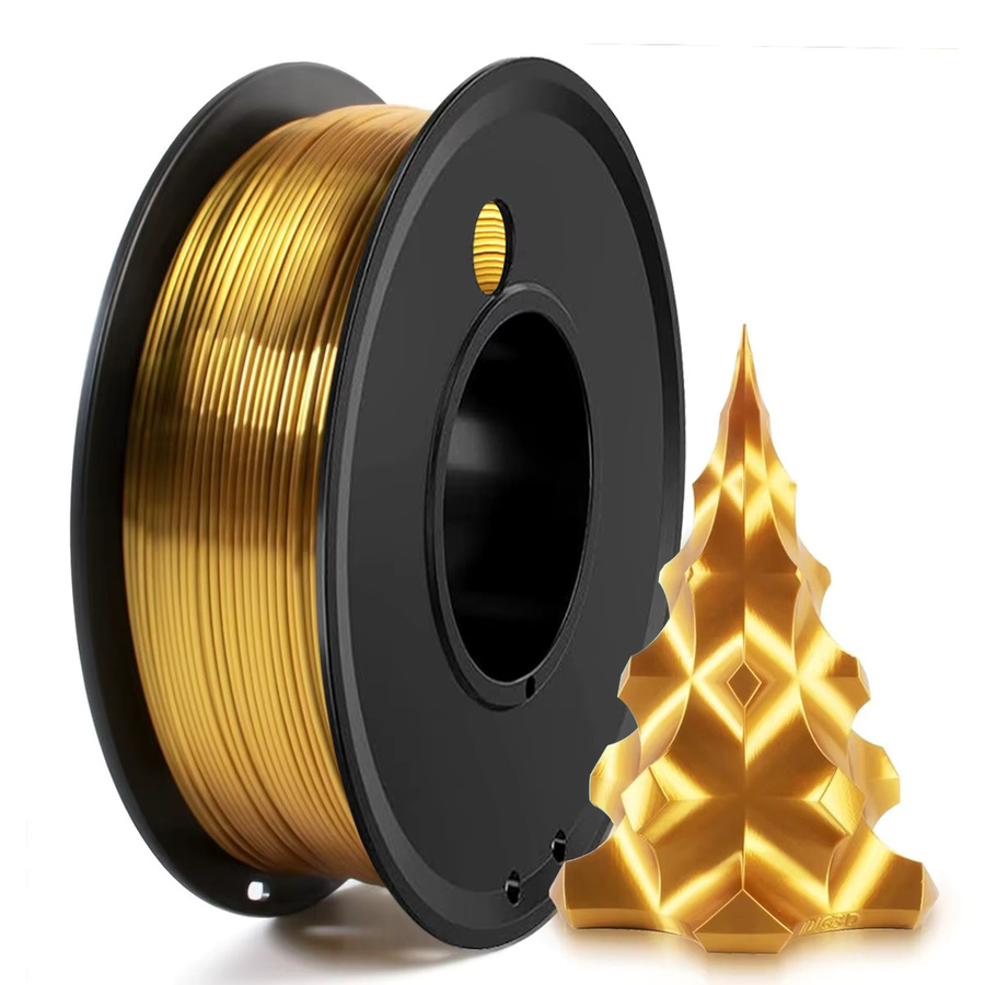 3D Maliang PLA-Seide Filament Set für FDM 3D-Drucker, Durchmesser: 1,75 mm, Farben: Silber, Blau, Gold, Bronze, 4 x 250 g - Bild 4