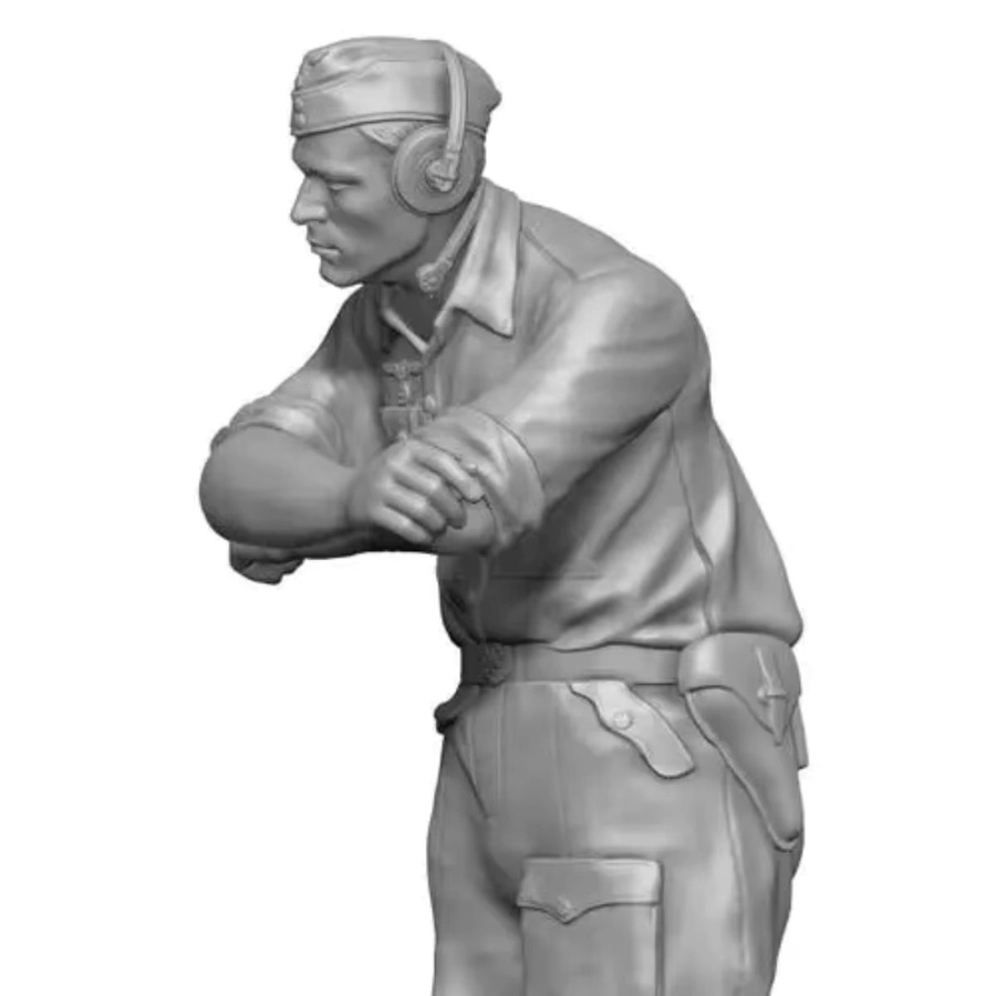 GK Resin-Soldatenmodell, Militärthema, Halbfigur, Bausatz, 1/16 - Bild 2