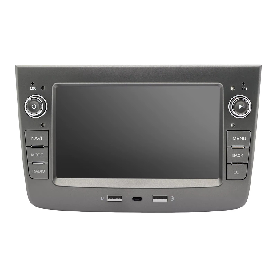 ESSGOO Android 15 Carplay und Android Auto Autoradio für Alfa Romeo Mito 08-19 mit 7 Zoll Display, 4GB RAM + 64GB Speicher, GPS, Bluetooth, WiFi und USB in Schwarz - Bild 6