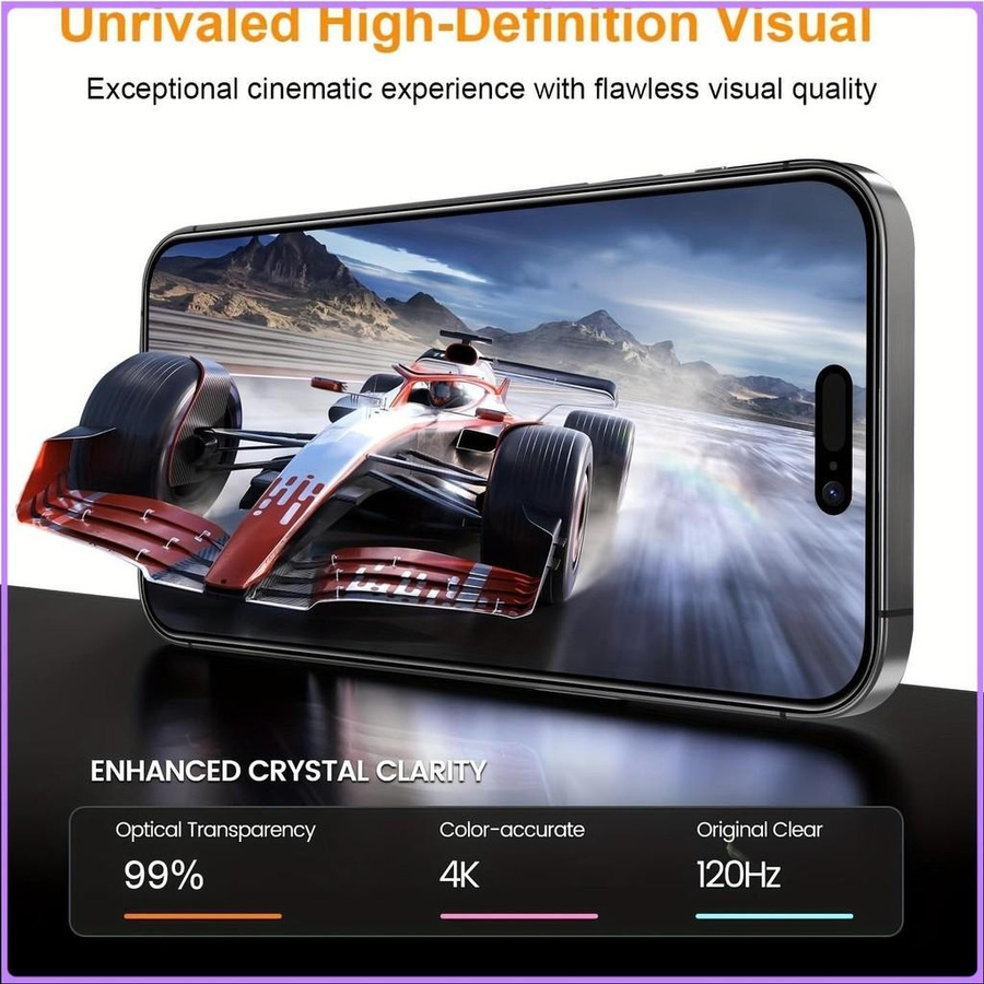 Minlai Sichtschutz Displayschutz Set für Redmi A3 und A3X, 3-5 Stück gehärtetes Glas mit Anti-Peep Funktion und Explosionsschutz, transparent - Bild 3