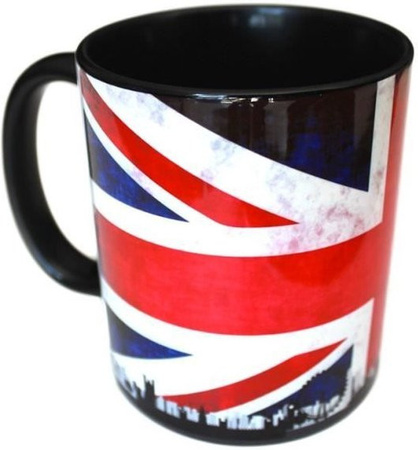 Englischer Keramikbecher von CAPACHEAP in Schwarz und Multicolour für Erwachsene