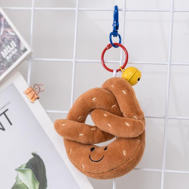 BC Pet Supplies Cartoon Mini Brot Anhänger, Plüsch, 10cm, ab 14 Jahren - Bild 1
