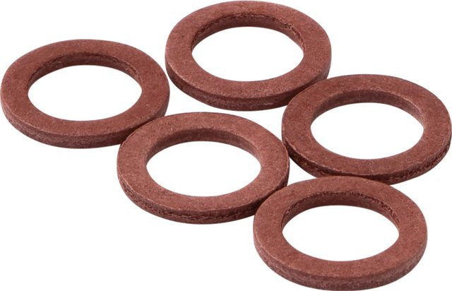 KÖRO Fiber-Ring in Braun, 5 Stück, B/T/H: 9 x 14 x 1,5 mm - Bild 1