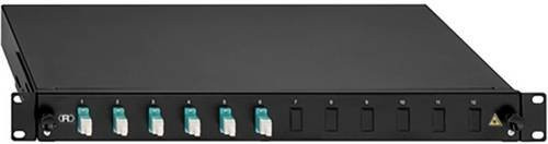 Rutenbeck LWL-Spleißbox 6 Port LC-Duplex OM3 aqua in 1 HE - Bild 1