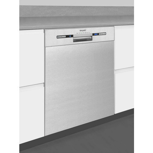 Exquisit Geschirrspüler EGSP9313-EF-030E in Silber, B/H/T: 59,8 x 81,5 x 57 cm - Bild 2