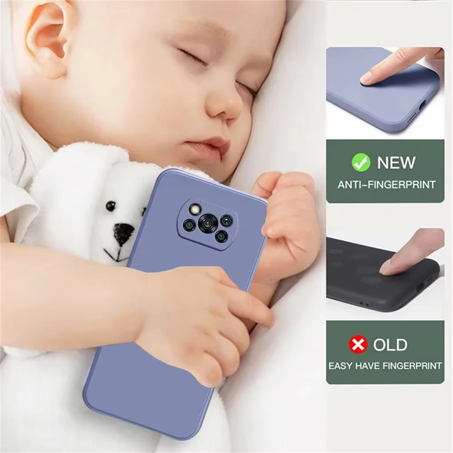 Luxus Silikon Schutzhülle für Xiaomi Poco X3, Poco X3 Pro und NFC X3 GT in Grau - Bild 4