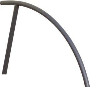 Schake Anlehnbügel aus Stahlrohr Ø48mm in beschichteter Ausführung, Breite: 140 cm, Höhe Überflur: 85 cm - Bild 1