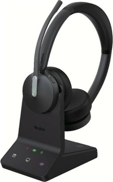 Yealink WH64 Dual Teams On-Ear Headset Schwarz mit Bluetooth und Micro-USB - Bild 1