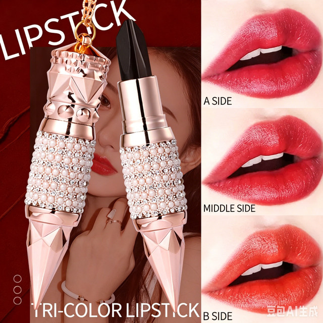 VIBELY Queen Scepter Desi Lippenstift, 3-in-1, Matt - Bild 1