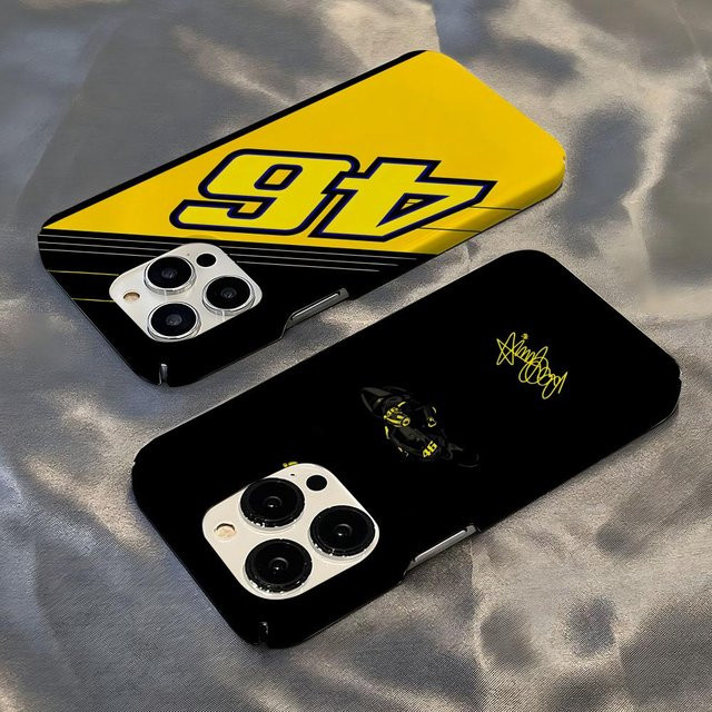 R-Rossis 46 Glänzende Handyhülle für iPhone 11 bis 17 Pro Max Mini in Weiß - Bild 1