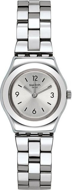 Swatch Armbanduhr Edelstahl, Quarz, Grau, Damen - Bild 1