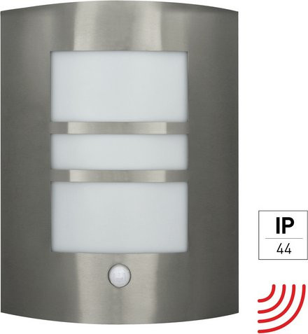 E2 Wandleuchte POLIS sensor LED in Grau mit Bewegungssensor und IP44 Schutzart - Bild 1