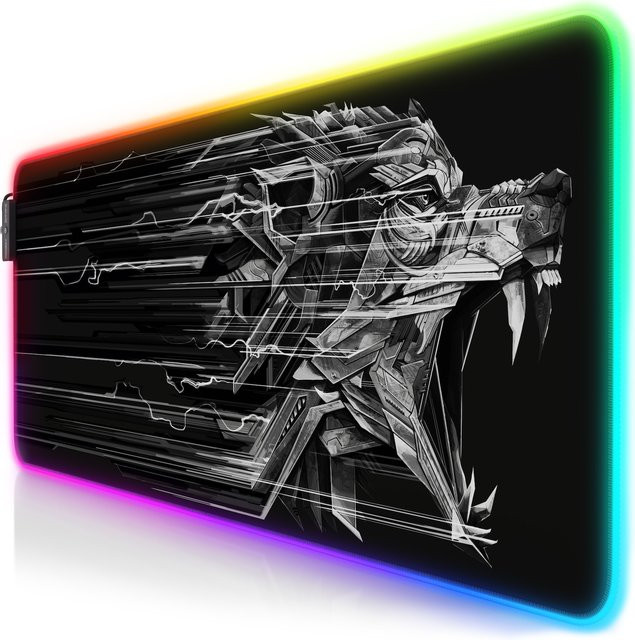 Titanwolf Epsilon RGB Gaming Mauspad XL, Multicolor, B/T: 80 x 30 cm - Bild 1