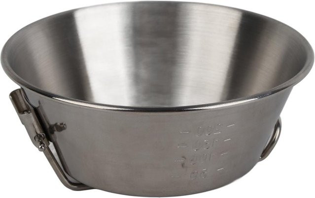 CosyHome Camping-Klappschüssel aus Edelstahl in Silber, faltbare Mehrzweck-Schüssel für Picknick und Grillen, 300 ml - Bild 1