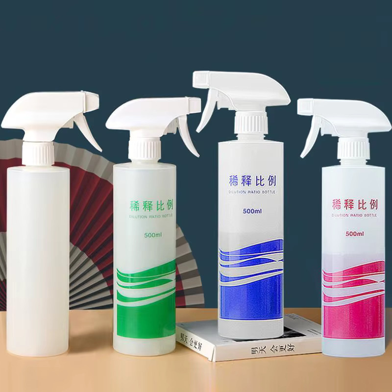 KOQZM Sprühflasche mit Proportional-Skala für Konzentrat-Verdünnung, 500 ml, Grün, Kunststoff - Bild 2