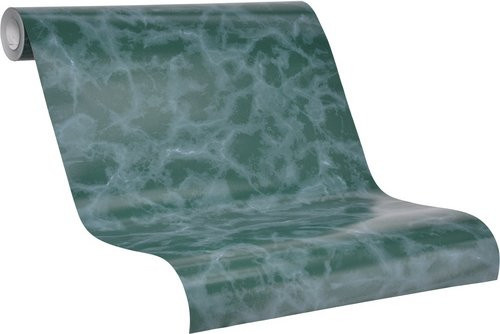 Schöner Wohnen Vliestapete Marmoroptik in Grün-Grau mit Natur- und Abstrakt-Design, FSC-zertifiziert - Bild 2