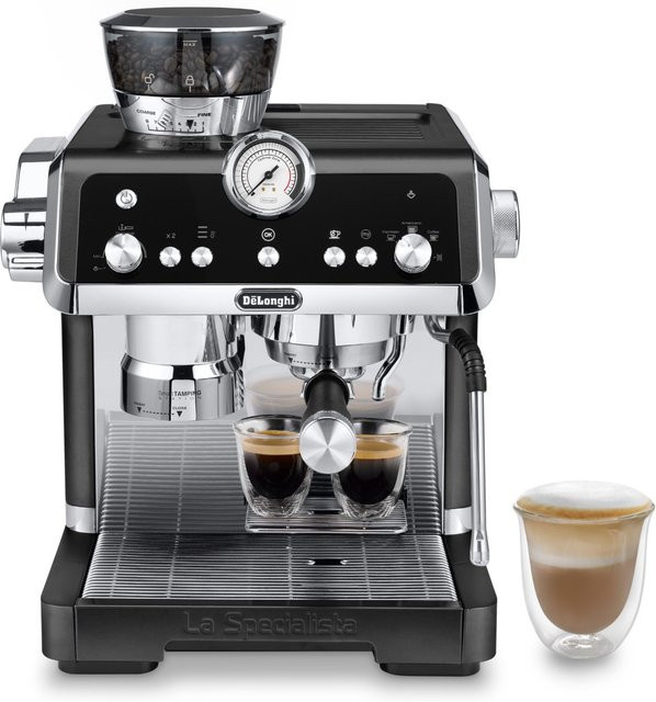 De'Longhi La Specialista Prestigio Siebträgermaschine EC9355.BM in Schwarz/Metall - Bild 1