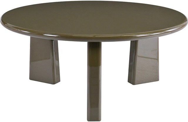 Couchtisch Zinapa von Vente-unique in Khaki, Design-Tisch aus MDF, Breite: 90 cm, Tiefe: 40 cm, Höhe: 40 cm - Bild 1