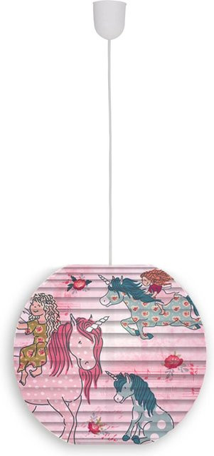 Näve Japanballon Kid Einhorn in Weiß und Pink, Durchmesser: 40 cm - Bild 1