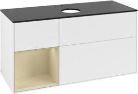 V&B Waschtischunterschrank Finion in Weiß lackiert, Breite: 120 cm, Tiefe: 50,1 cm, Höhe: 50,1 cm - Bild 1