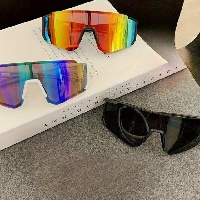 BC-Warm Home Radsport-Sonnenbrille, Unisex, Vollrand, grau, Kunststoff - Bild 1