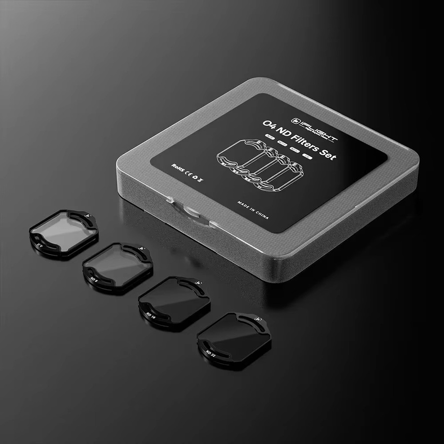 IFlight O4 Air Unit Pro ND Filterset UV/ND8/ND16/ND32 in Schwarz für O4 Pro Air Unit - Bild 3