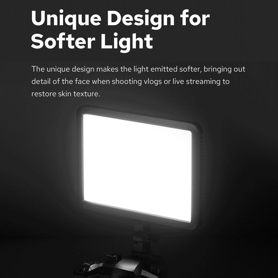 Godox LDP8D LED-Videoleuchte, dimmbares Lichtpanel in Schwarz mit 10 W und 5600 K Cool White - Bild 6