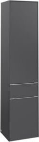Villeroy & Boch Hochschrank Subway 3.0 in Grau mit Glastüren, Wandmontage, B: 40 cm, H: 171 cm, T: 36,2 cm - Bild 1