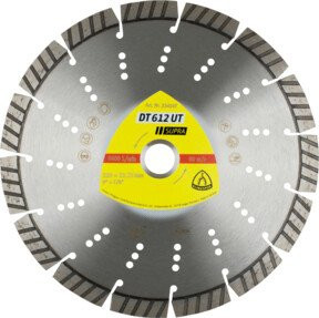 Klingspor DT 612 UT Diamanttrennscheibe für Beton in Silber, Durchmesser: 180 mm, Breite: 2,6 mm, Bohrung: 22,23 mm - Bild 1