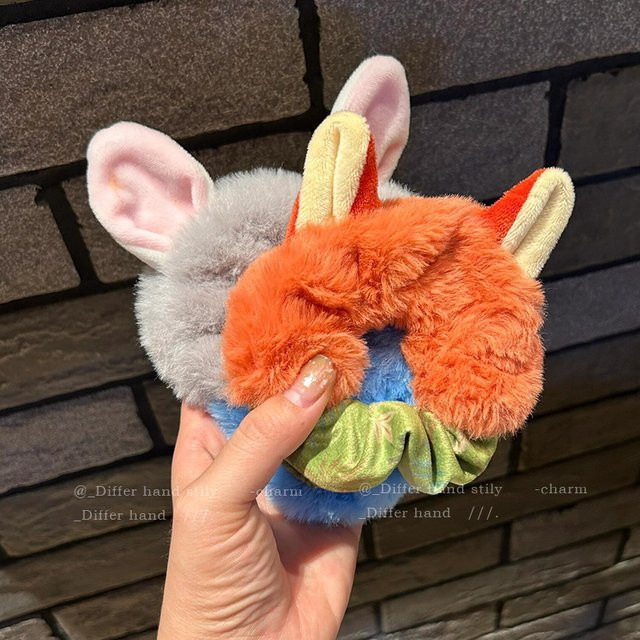 52TOYS Zootopia Headrope Plüsch, elastische Haargummi, Haar Zubehör - Bild 1