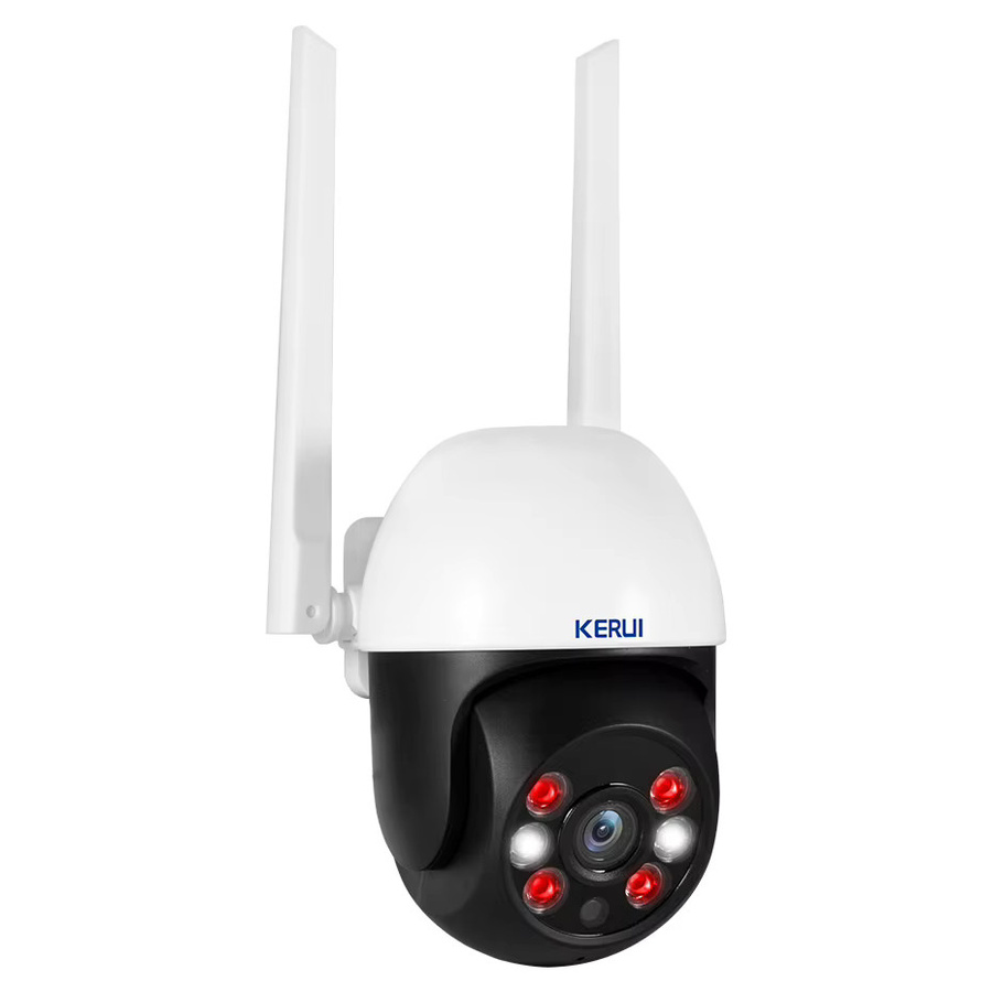 KERUI PTZ WLAN-Kamera für Außen und Innen, 8MP 4K HD IP-Überwachungskamera mit Tuya-Unterstützung, wasserdicht, Weiß - Bild 8