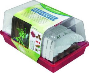 Floraworld Anzucht-Set GUSTO ITALIA comfort mit Aussaaterde und Gemüsee sowie Kräutersamen - Bild 1