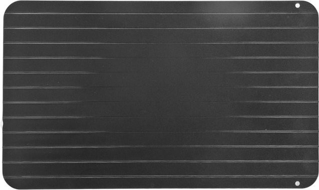 CosyHome Schnellauftauplatte aus Aluminium in Grau mit Rille für Fleisch und Meeresfrüchte - Bild 1
