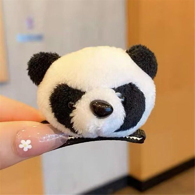 Yiran toy Panda Plüschtier, Plüsch-Haarspange, 20-teiliges Set, ab 3 Jahren - Bild 1