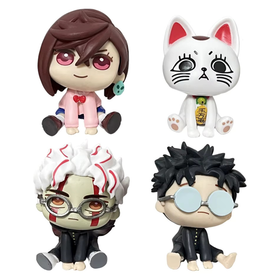Bandai Dandadan Ayase Momo und Takakura Ken Glückskatze, Einzelfigur, Mini PVC-Modell - Bild 2