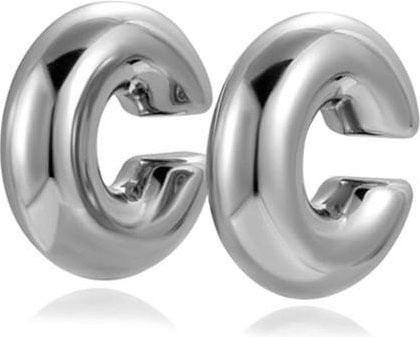 Clip-Ohrringe Edelstahl, Gold, Damen - Bild 1
