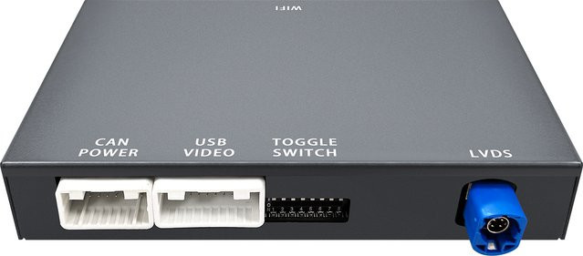 ANYFAR Kabelloses CarPlay und Android Auto Nachrüstkit für Audi A6 und Audi Q7 2009-2015, MMI 3G Decoder-Box mit 6,5 Zoll oder 7 Zoll Bildschirm, Schwarz - Bild 1