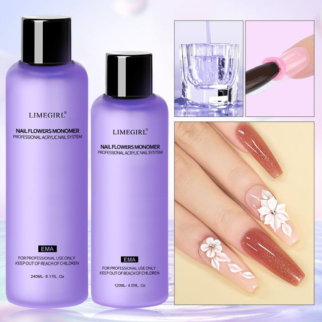 LIMEGIRL Nagel-Acrylflüssigkeit Monomer Kristall - Bild 1