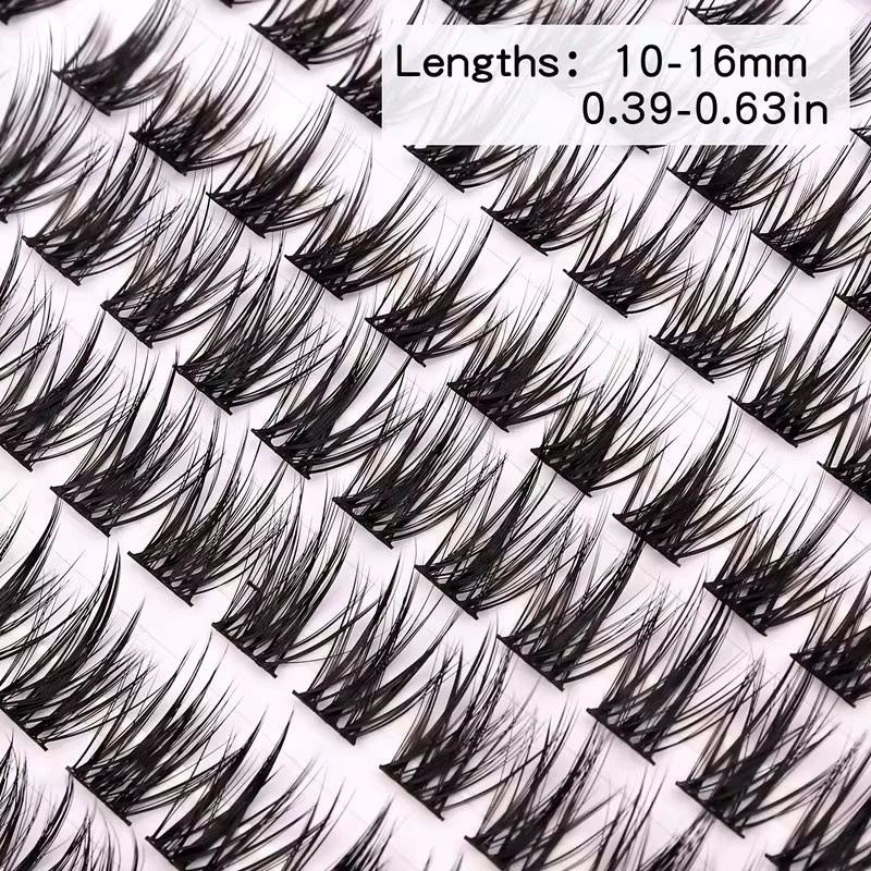 LIMEIKAI DIY Wimpernverlängerungsset, 240 Wimpernbüschel, 10-16mm, Unisex - Bild 4