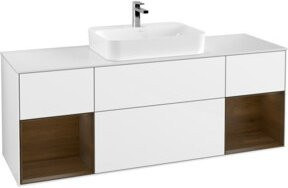 V&B Waschtischunterschrank Finion in Weiß lackiert, B/T/H: 160 x 60 x 50,1 cm - Bild 1