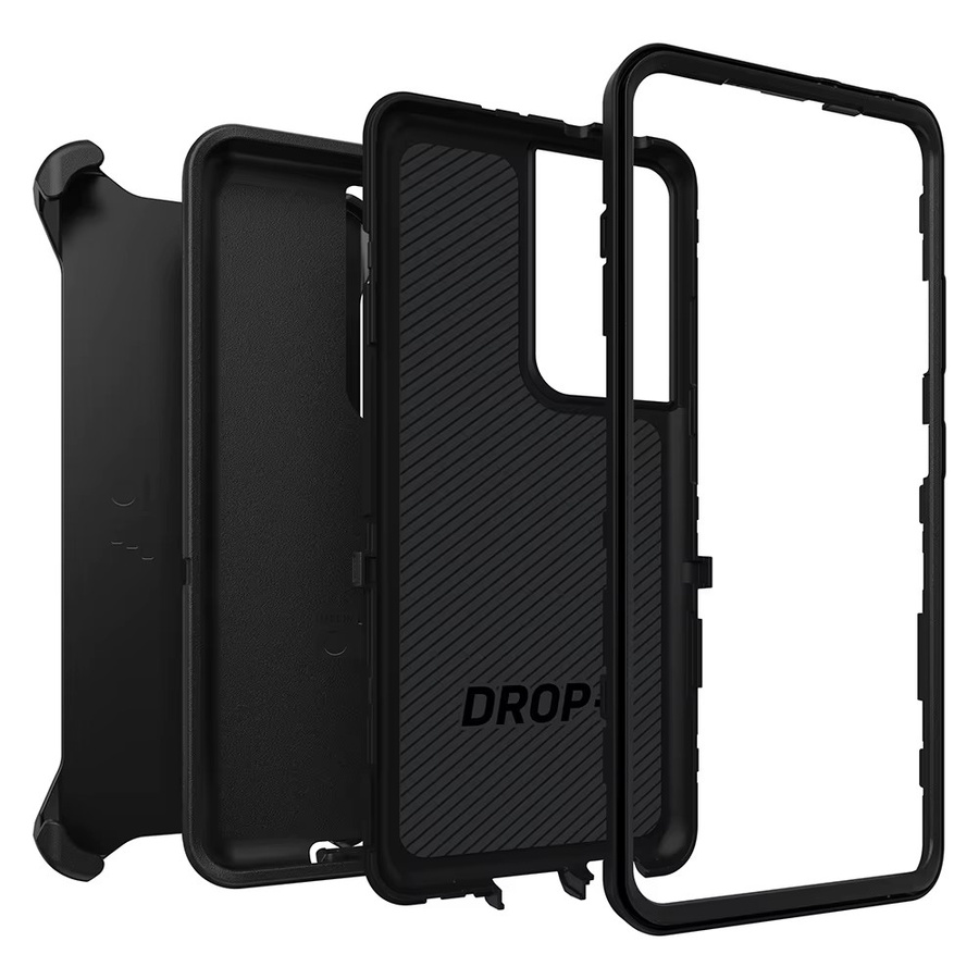 OtterBox Defender Series Robuste Schutzhülle für iPhone 17E 17 Pro Max 16 15 14 13 12 11 16e Heavy Duty Panzerhülle mit Clip in Schwarz - Bild 2